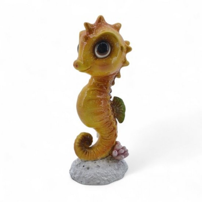 Gloss Seepferd groß, gelb